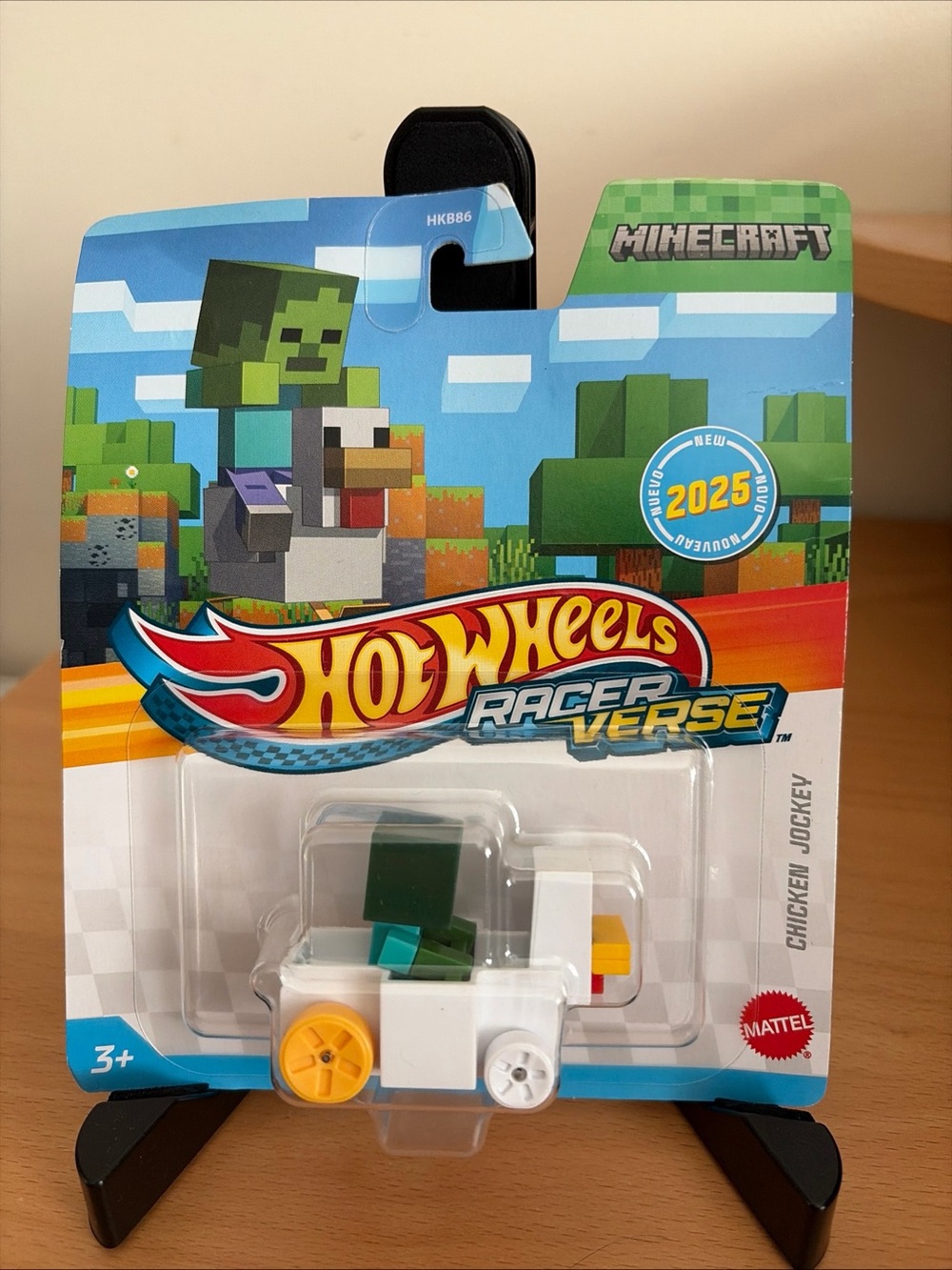 Racer-verse Minecraft Chicken Jockey Toy - White & Green